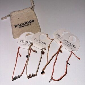 Puravida Bracelets - Rose Gold & Silver - NWT (4 total)
